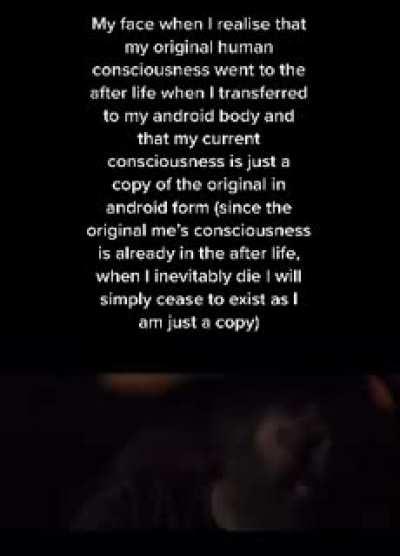 Or I could live endlessly watching everyone I know and love die over and over until the sun swallows the earth.