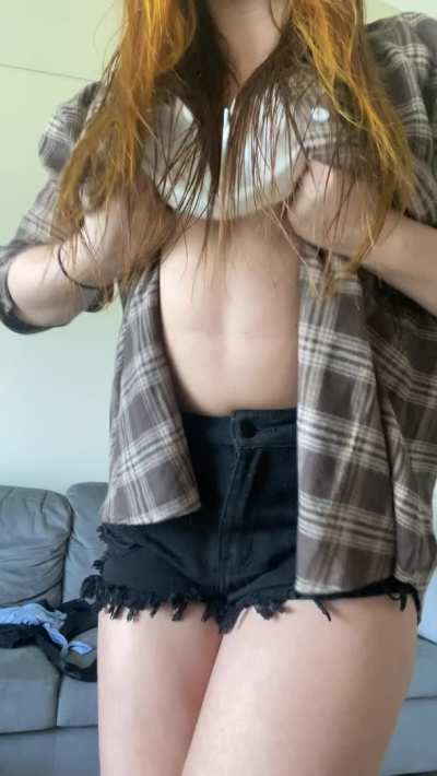 fresh from the shower and all ready for you 