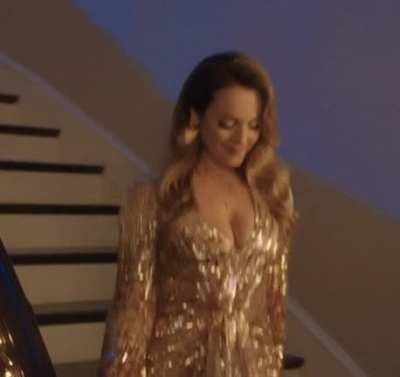 Wearing a Gold Dress in Dynasty