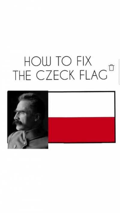 How to fix the czeck flag