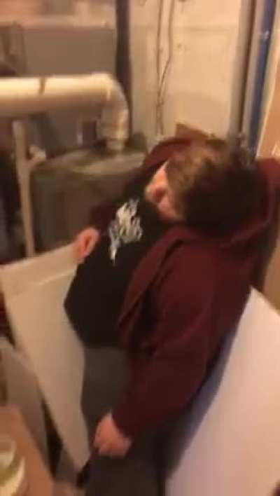 Managed to catch something in the dry-wall trap