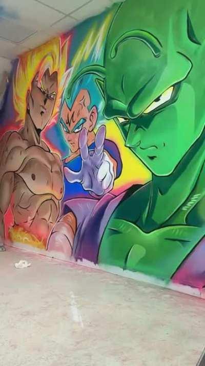 DBZ mural by trvncat