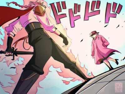 saw this on twitter, and decided to add some . . . fitting music (Big Credits to Skywxrd_ for this art)