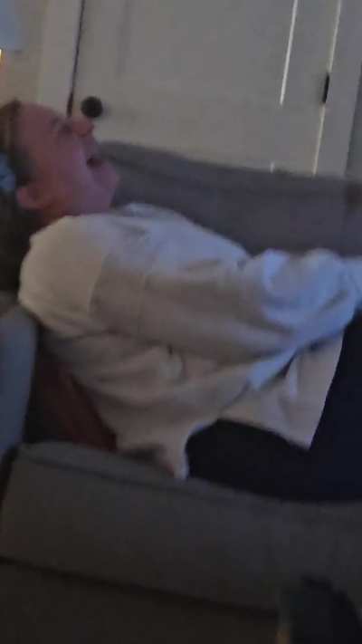 my aunt watching the substance