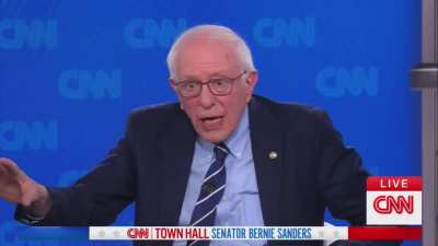 Bernie Sanders: We have the highest rate of childhood poverty, almost any major country, 22% of our seniors living on $15,000 a year. Anybody here think that makes sense? No. All right, it doesn't.