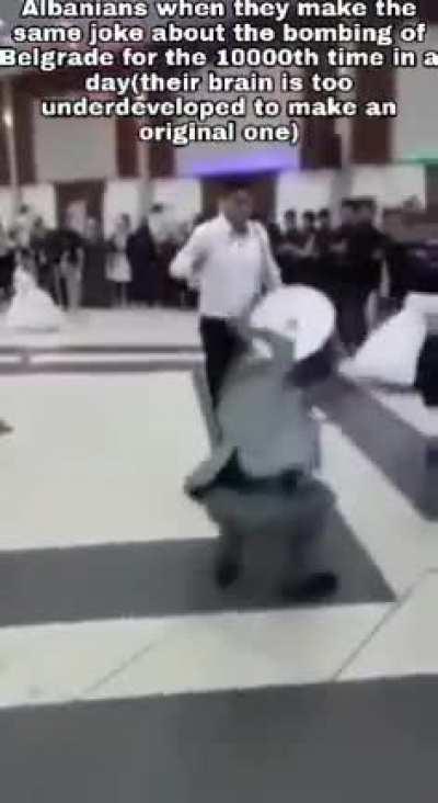 Most original joke in albania