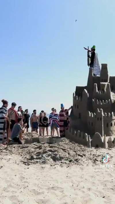 Give a guy a shovel...