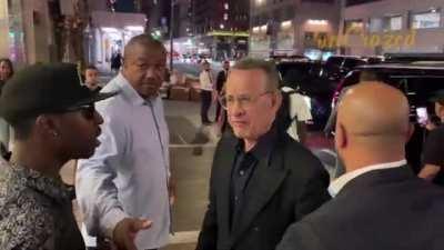 Looks like he blames the wrong kid in the blue shirt, who does inside.