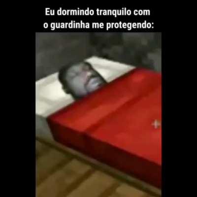 Chega durmo aliviado