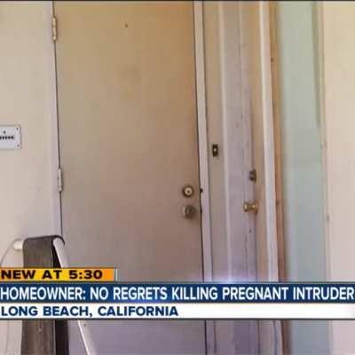 To get out of a home invasion