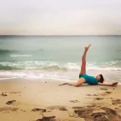 HMC while I do a flip on the beach