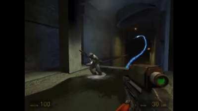 Combine soldier in a predicament 