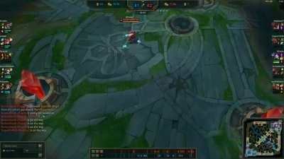 kennen wins the game in style by pressing R once