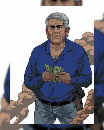 Hice este dibujo para conmemorar la marcha del 24. Sabes quien es?