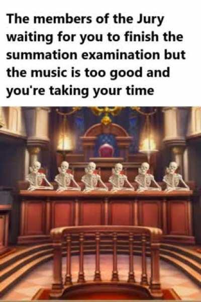 I almost feel bad for wanting the client to be guilty just so that I can hear this track