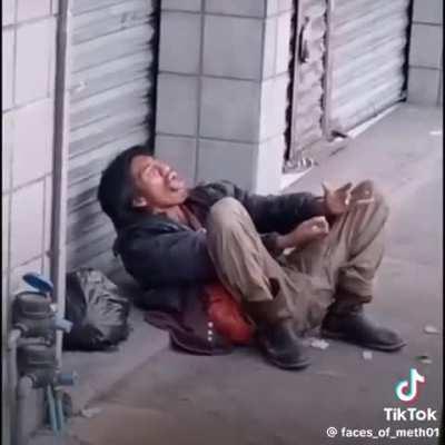 Man has Meth sexual encounter by himself 