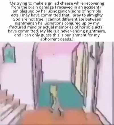 Didn't even get to eat my grilled cheese