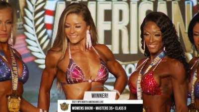 Wife won her IFBB Pro Card this weekend!! Super proud of her :) Won her overall age group right after too!!