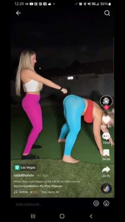 blue pants or pink pants?