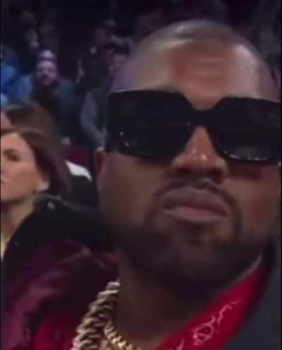 kim tries to kiss ye 😭 (old video)