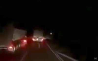 Russia: Fire burns 2 trucks (cred to RPK69) 