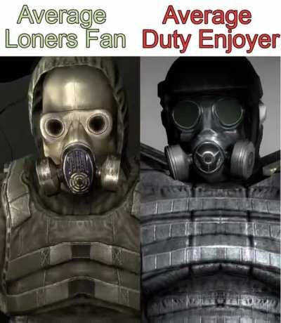 I present to you: Fan vs Enjoyer, Stalker style.