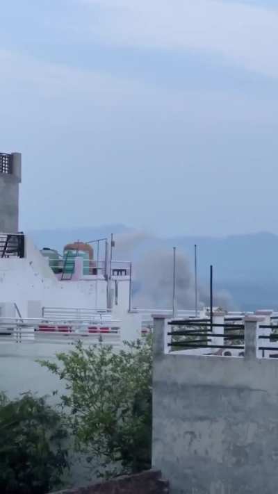 Visuals from Indian base Udamphur 10th may