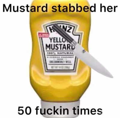 A little piece of ketchup