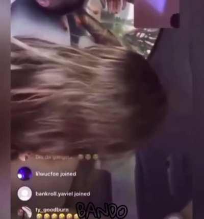 “Island boi” busts gf's lip, she beats the shit out of him. He cries. Him Cringe her Chad?