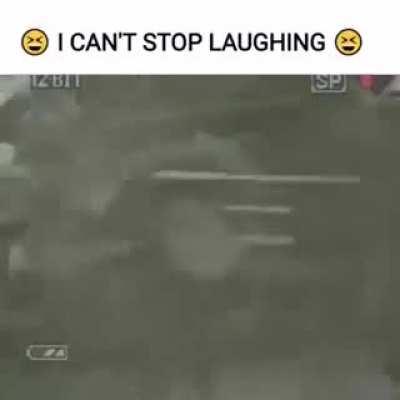 Tornado hits their house.