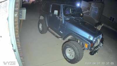 My daughter will be buying the neighbor a new mailbox.