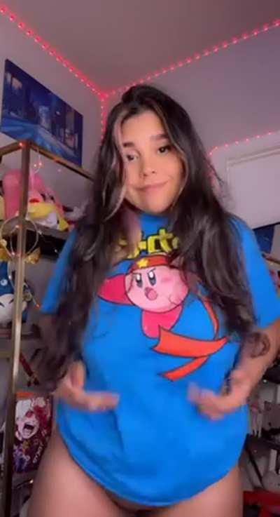 I think you’d look adorable eating me out