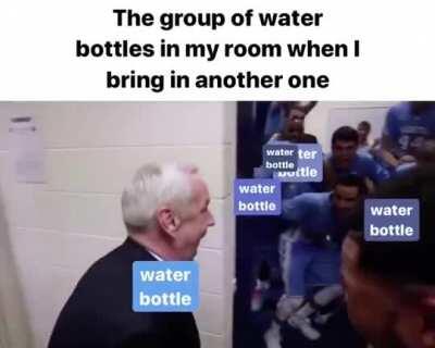 Coach celebrating with his team