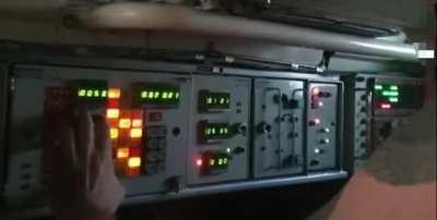 Reportedly AGM 88 HARM missile hitting Russian S300. Filmed inside the system.