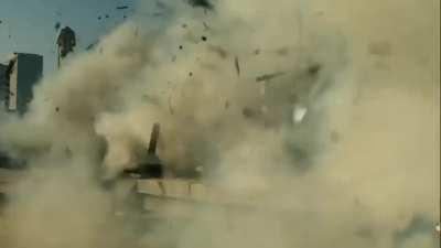 Megatron chasing sam with effects 