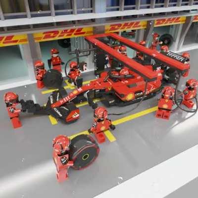 Fastest Ferrari pit stop