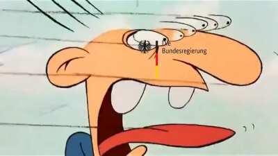 Da geht sie hin die Bremse.