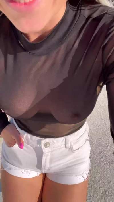 I love it see through! 