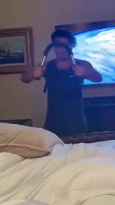 Man vs Bendy Stick Thing