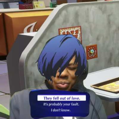 Makoto why are you trying not to laugh bruh that’s disrespectful as shit