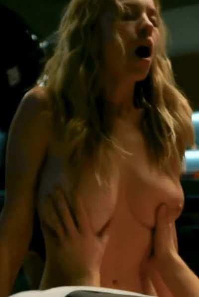 Just imagine Sydney Sweeney riding your hard cock.