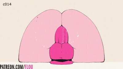 Trying out her new dildo