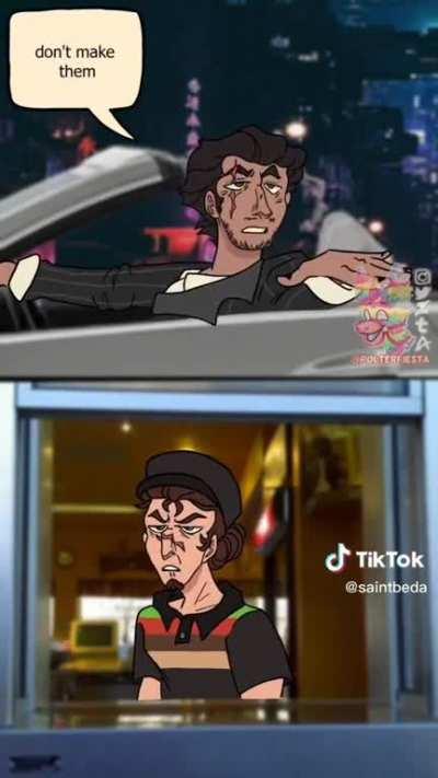 mikey at the drive-through