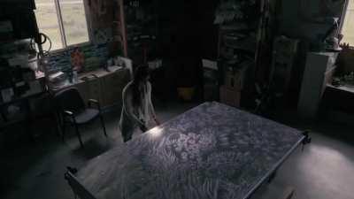 Artist etches 60 layers of glass to create a 