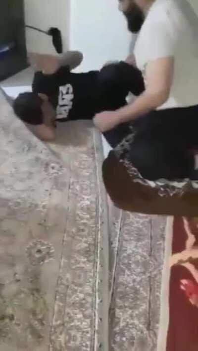 WCGW cutting off dad's beard