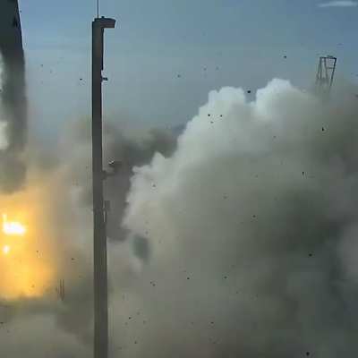 Astra's third orbital launch attempt ended in failure despite surviving this initial butt-clenching moment for the range safety team.