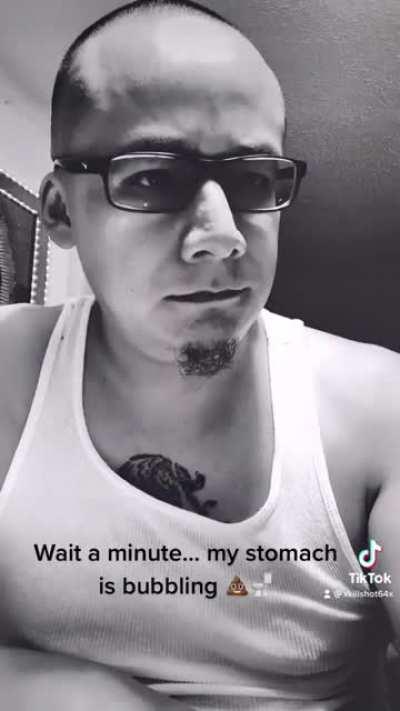 When that coffee run right through your stomach..