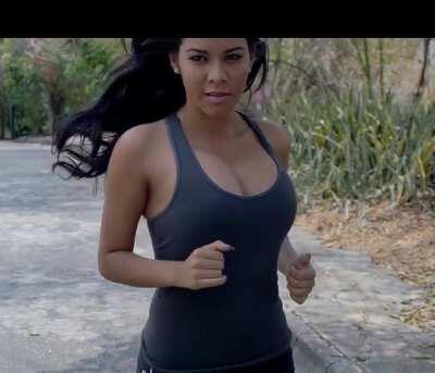 Kendra Roll Bouncing Boobs