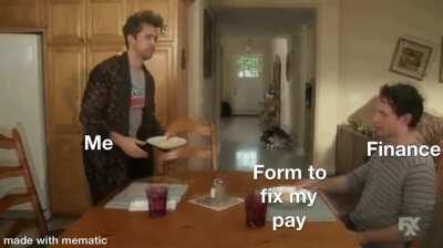 We have no record of your form, please resubmit so we can shred it again