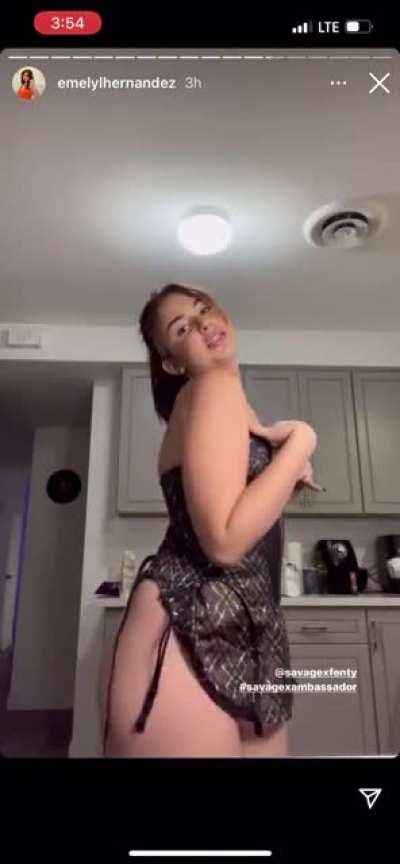 Part of her story yesterday